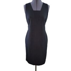 Talbots Black Sleeveless Dress Sz 4P